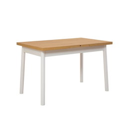 Hanah Home Oliver Open - Karina White Mesa de Comedor Extensible Blanca